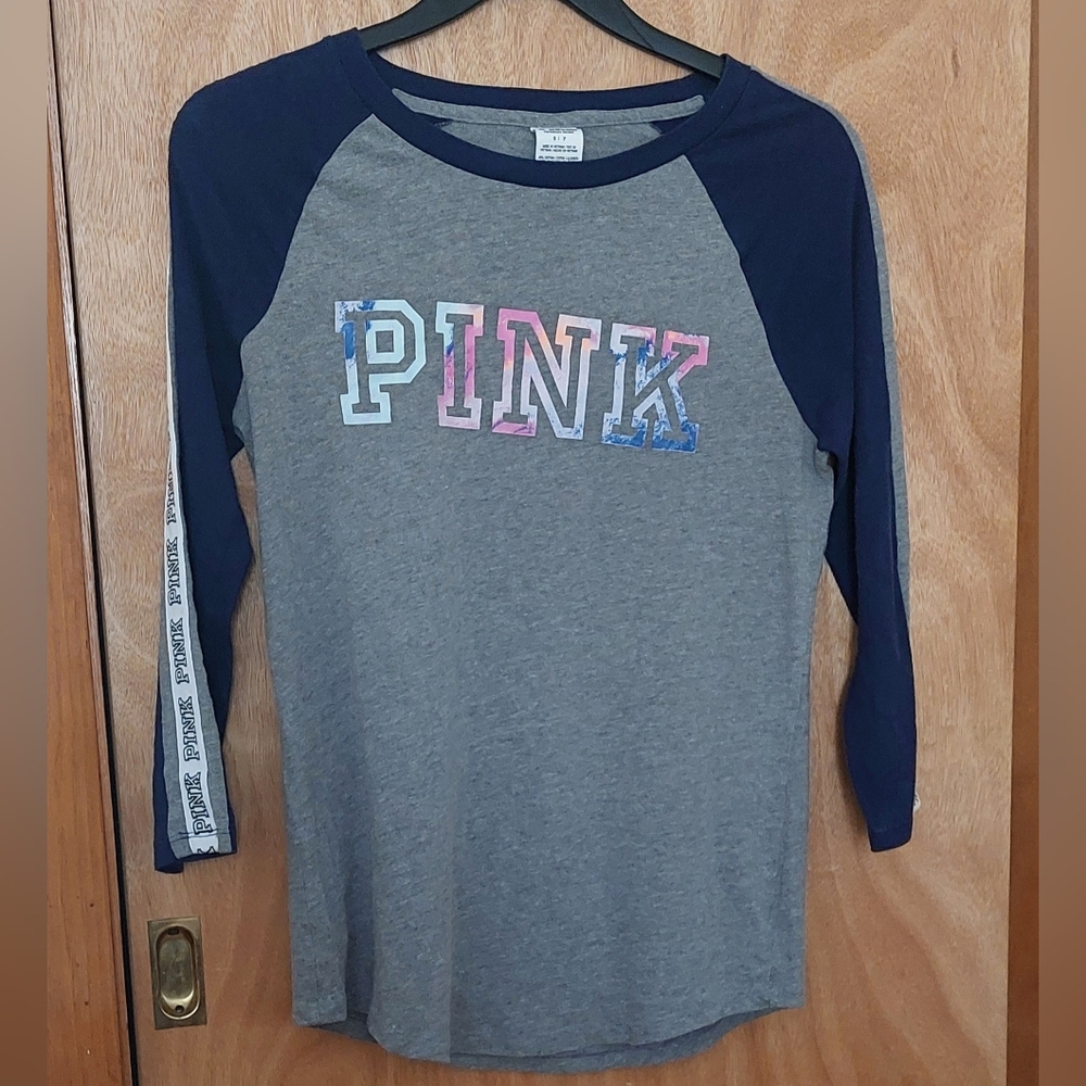 VS PINK 3/4 Sleeve T-Shirt